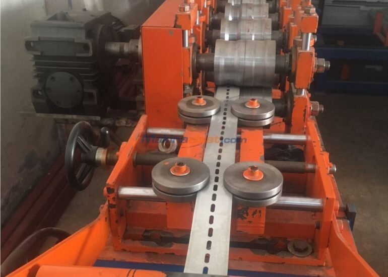 DIN Ray (Otomat Rayı) Roll Form Hattı – genel görünüm