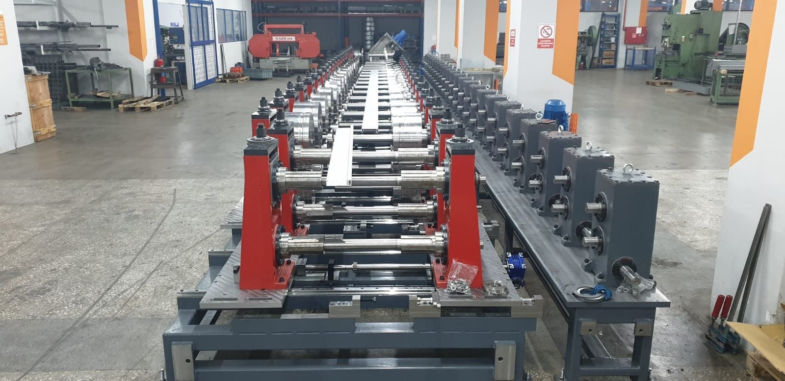Kablo Tavası Roll Form Hattı – genel görünüm
