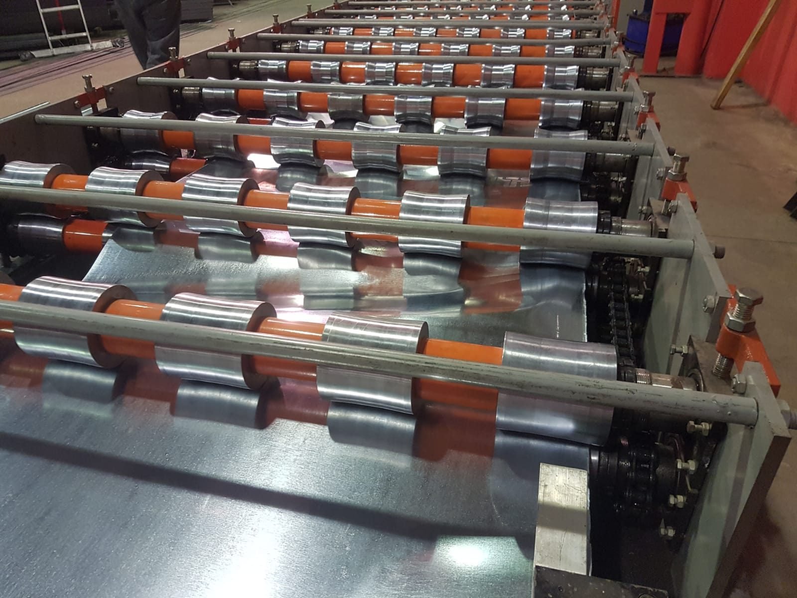 Trapez Sac Roll Form Hattı – genel görünüm